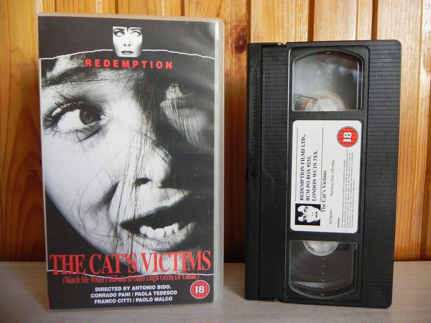 Il Gatto dagli occhi di giada [VHS] Corrado Pani, Paola Tedesco