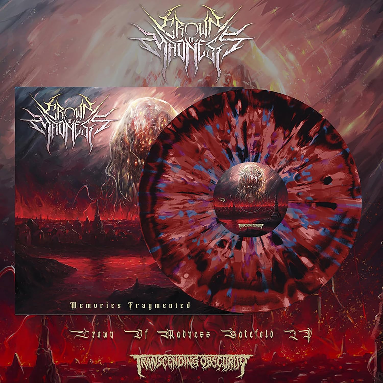 Memories Fragmented por Crown of Madness — capa do álbum