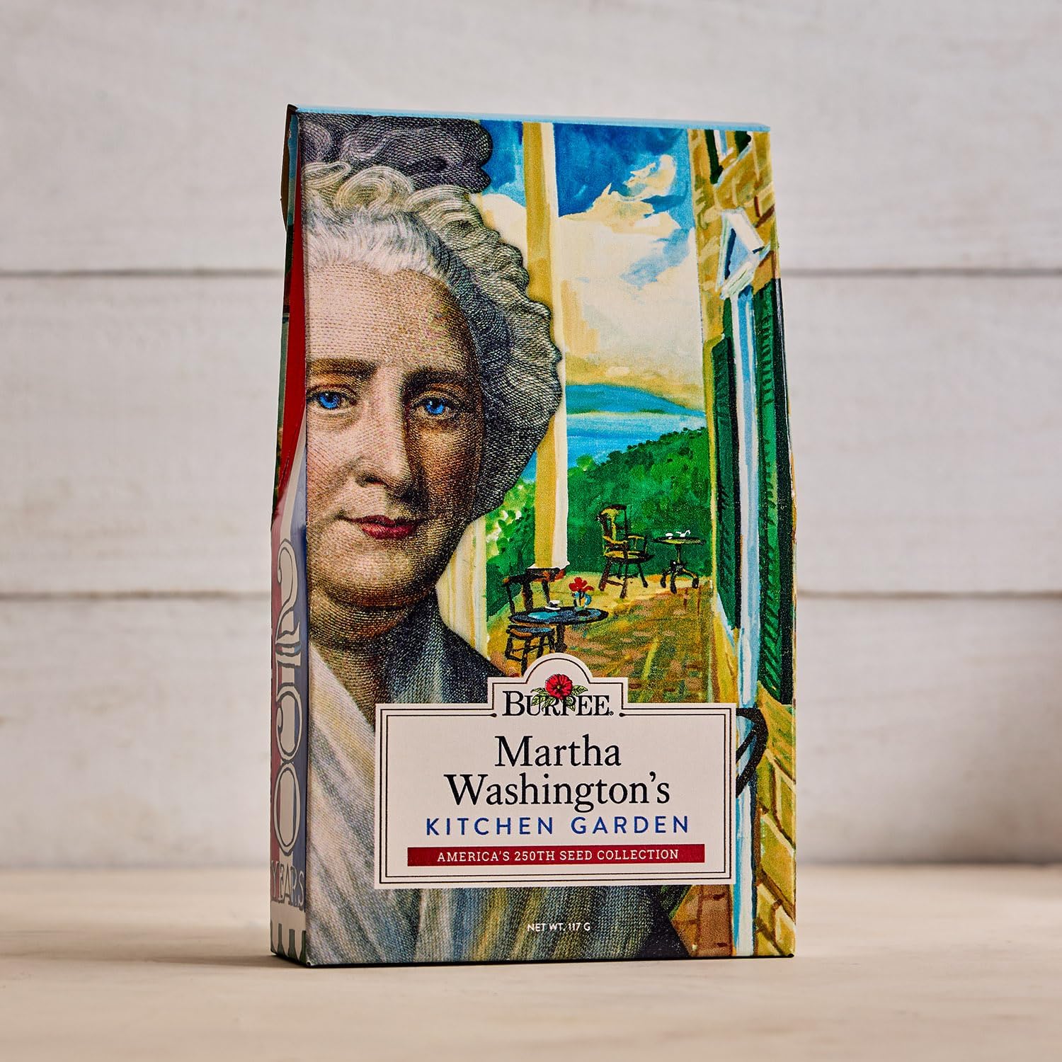 Burpee 'Thomas Jefferson’s Revolutionary Garden' Seed Collection – 8 Heritage Vegetable & Flower Varieties with Plant Labels & Monticello Keepsake Card