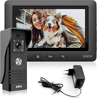 Eura VDP-45A3 Alpha Interphone vidéo 4 Fils avec écran Couleur 7