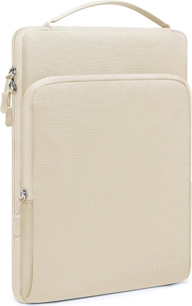 HYZUO 13,3-14 Cali Torba na Laptop Etui, Piasek | dla MacBook Pro 14 M5-M1 Pro/Max A3426 A3427 2026-2021, MacBook Air/Pr