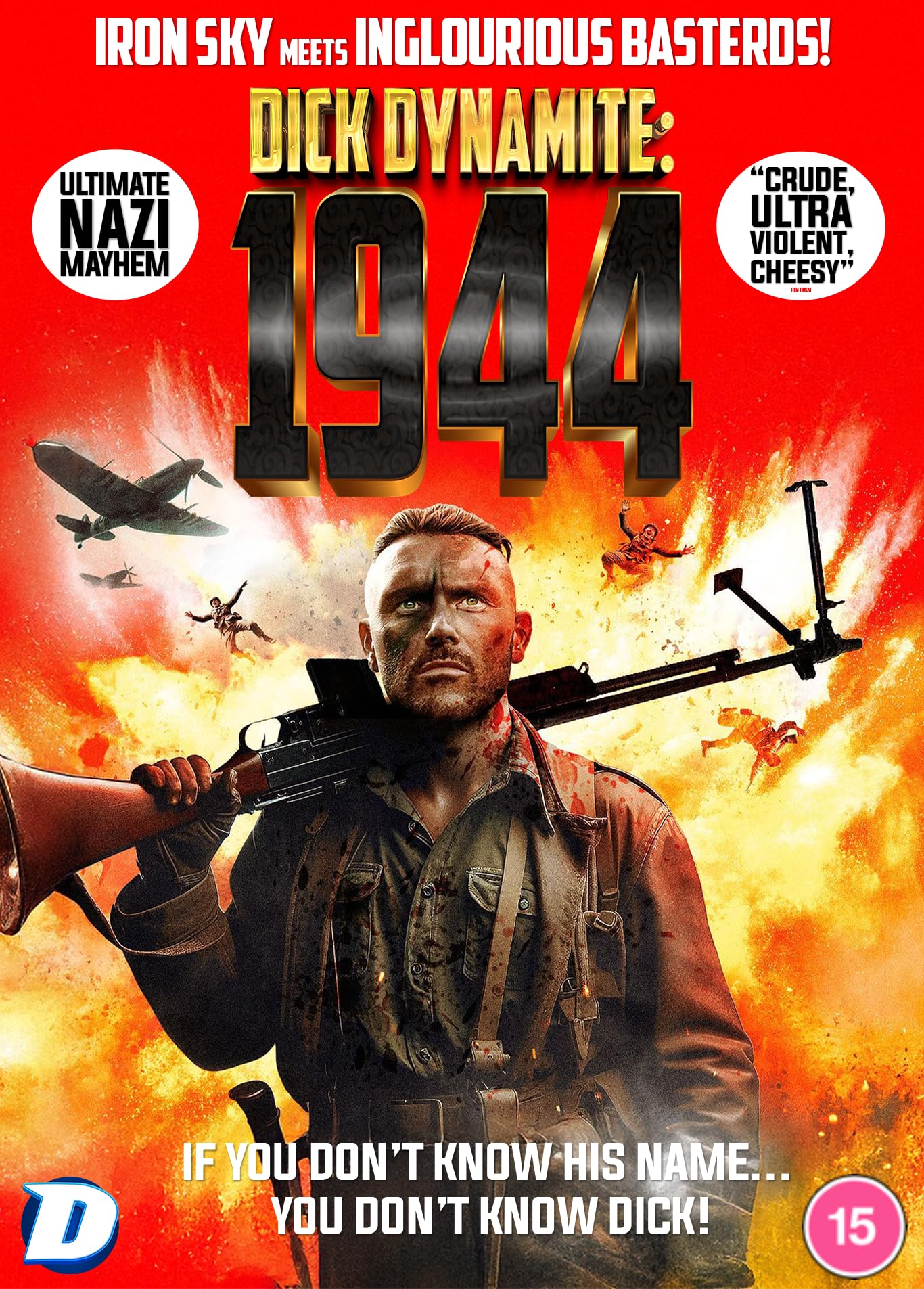 DICK DYNAMITE: 1944 (DVD) SNARS OLLY BASSI SHAUN DAVIDSON 2023 REGION 2
