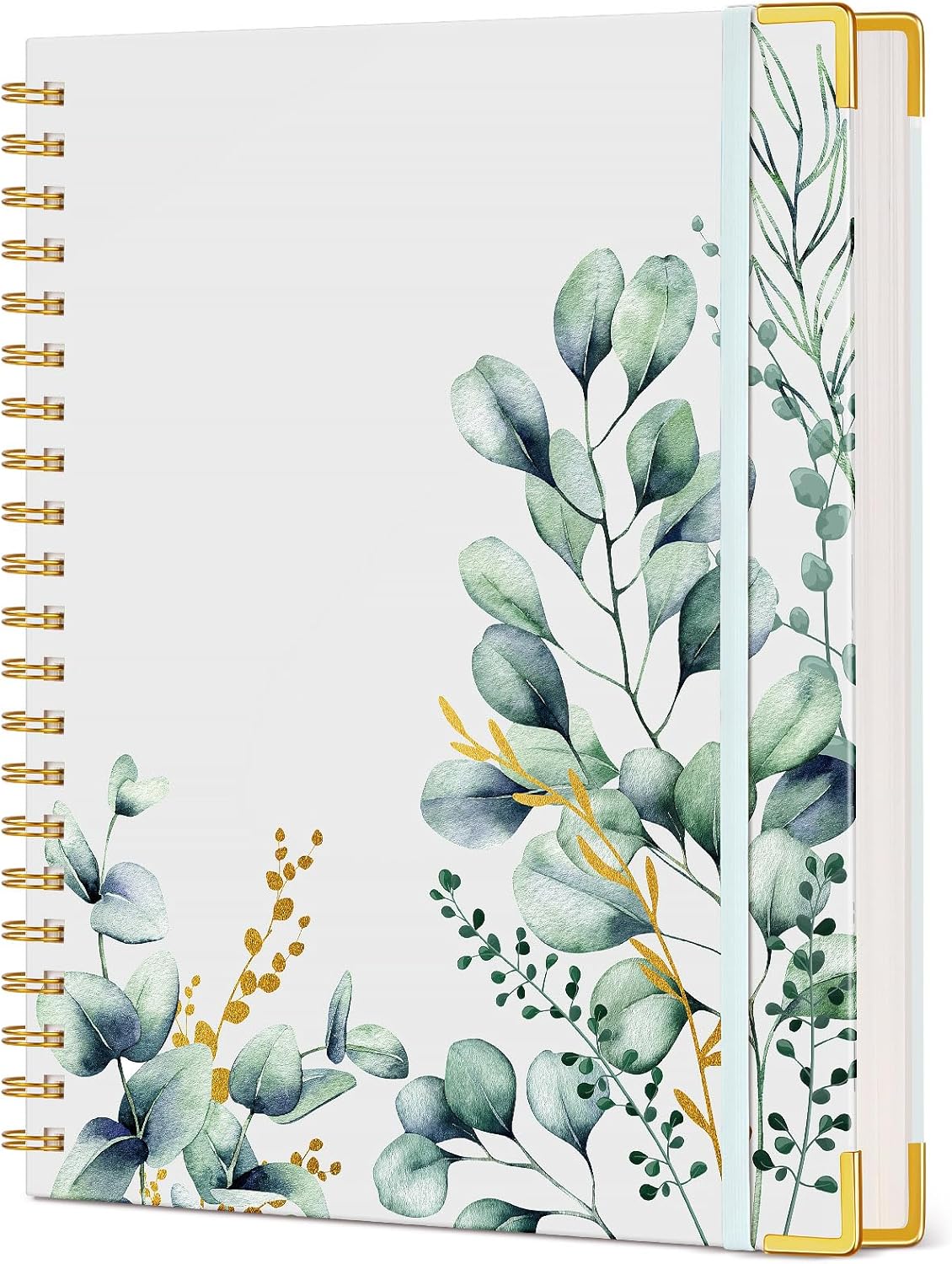 Aesthetic Spiral Notebook Journal for Women, 200 Pages Lined Notebooks 8.5” x 11”, A4 Large Hardcover Spiral Journals with 100 GSM Thick Paper, Cute College Ruled Notebook for Writing Work School