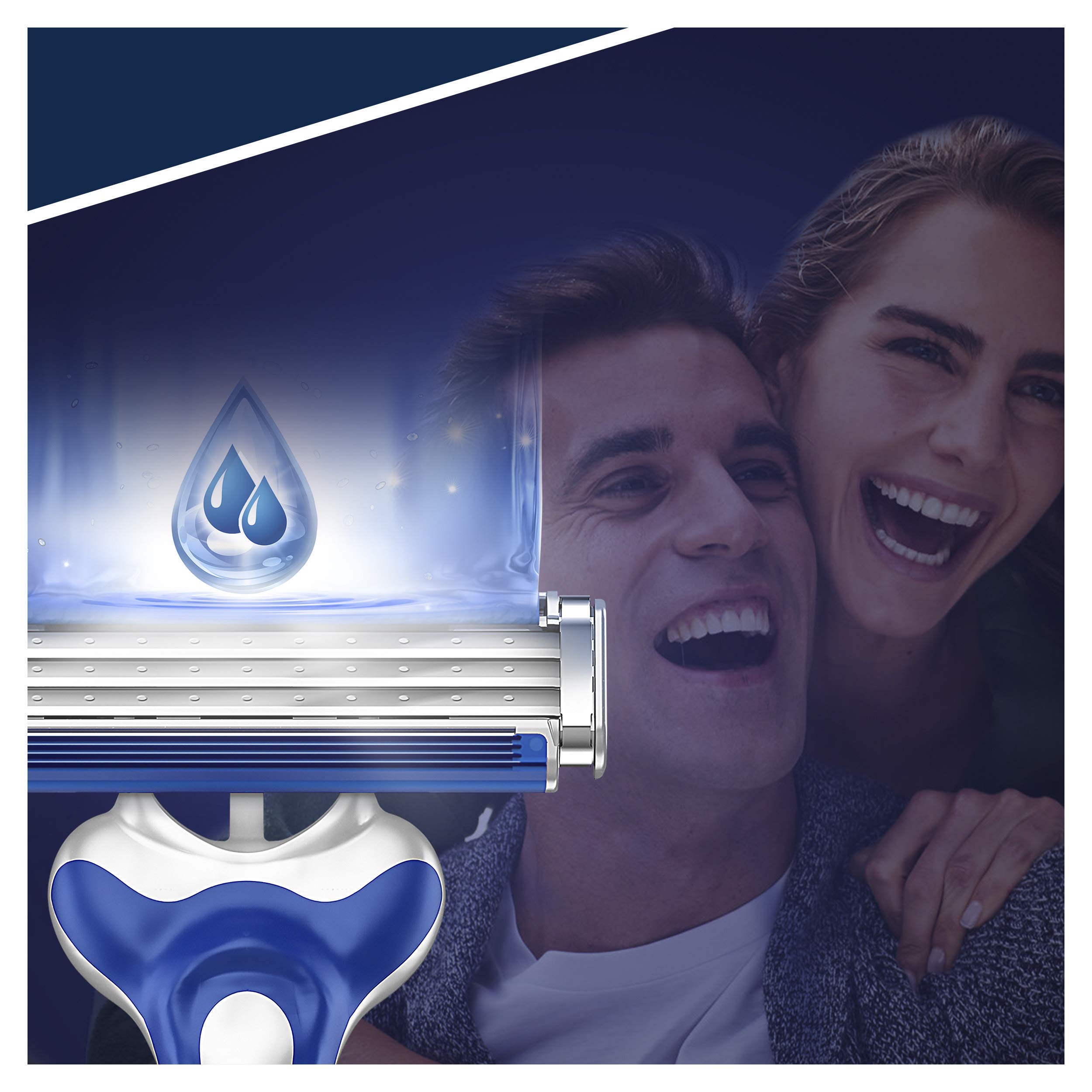 Gillette Sensor3 Comfort, jednorazowe maszynki do golenia dla mężczyzn, męskie maszynki do golenia z paskiem lubrykującym Lubrastrip, zestaw 3 + 2 maszynki do golenia