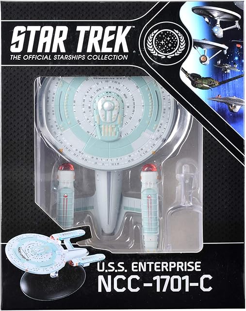 Hero Collector| Star Trek The Official Stars Collection | Eaglemoss Model Box U.S.S. Enterprise NCC-1701-C