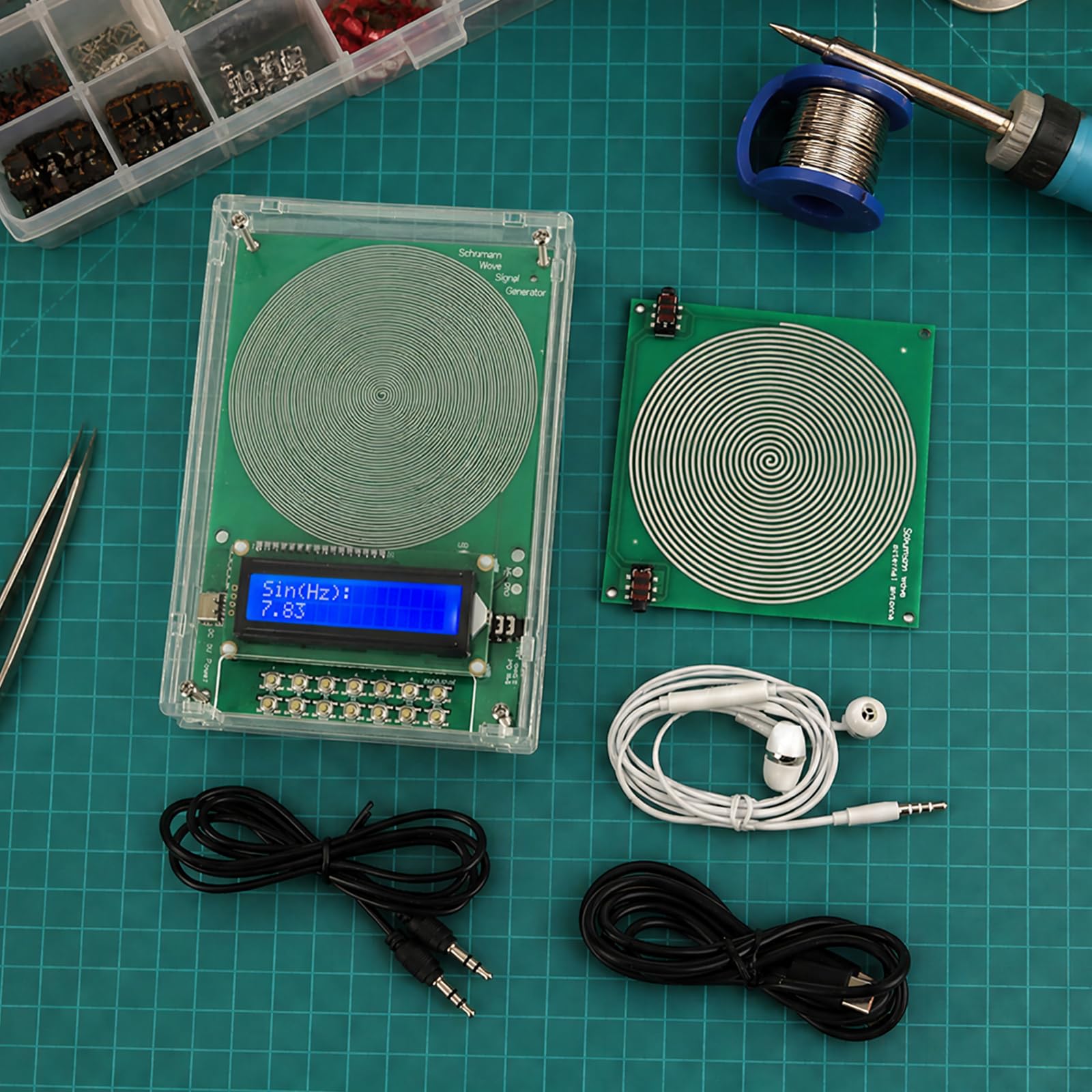 Schumann Frequency Generator USB Typ C Einstellbare Dual Channel