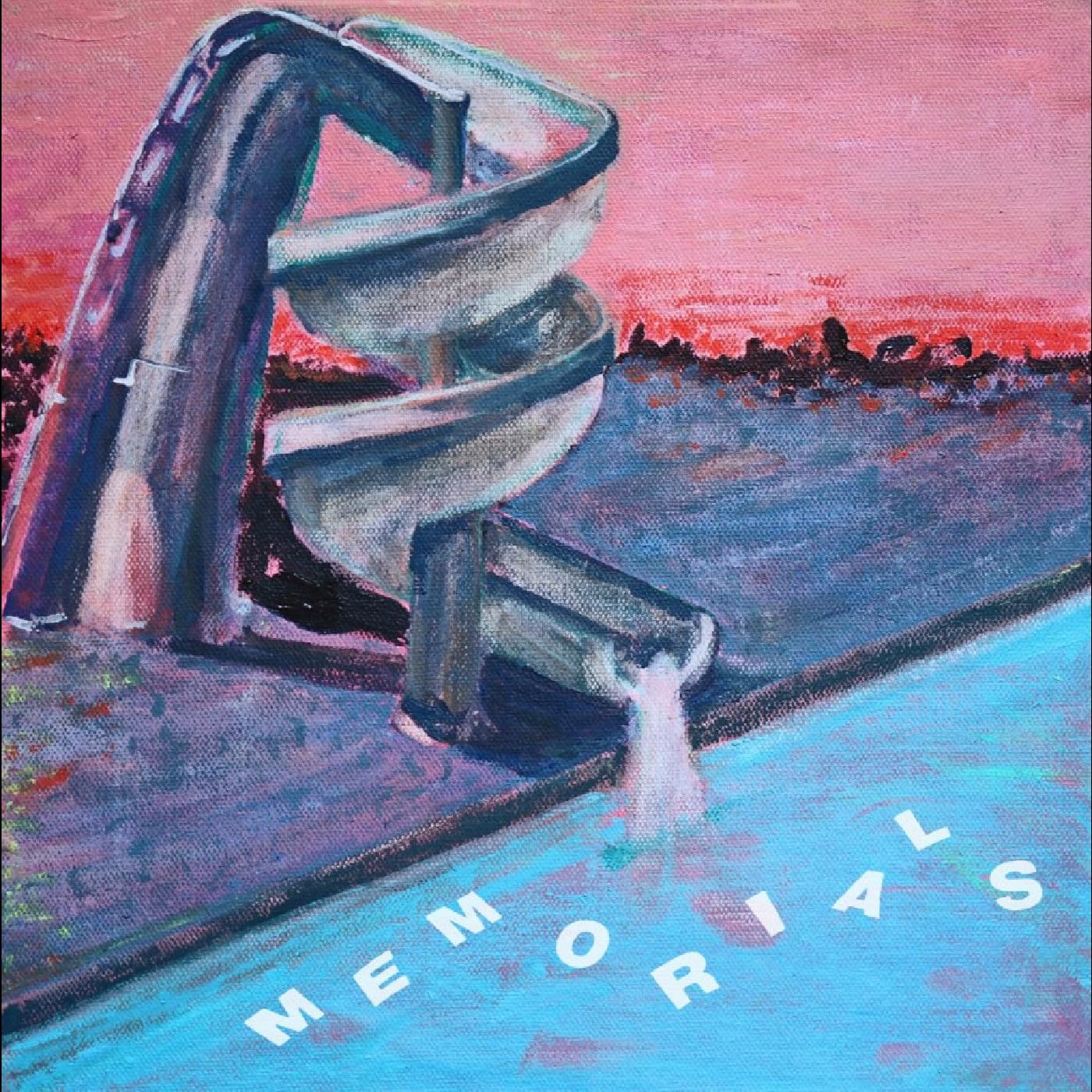Memorials | Memorial Waterslides | Vinyl LP - Blue