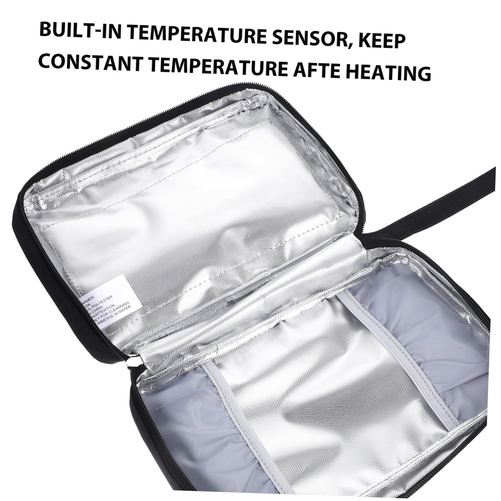 Alipis Calentador de Toallitas Húmedas y Temperatura Ajustable para Ñiño Portátil Capacidad para 80 Toallitas Carga USB Adecuado para Uso Interior y Exterior