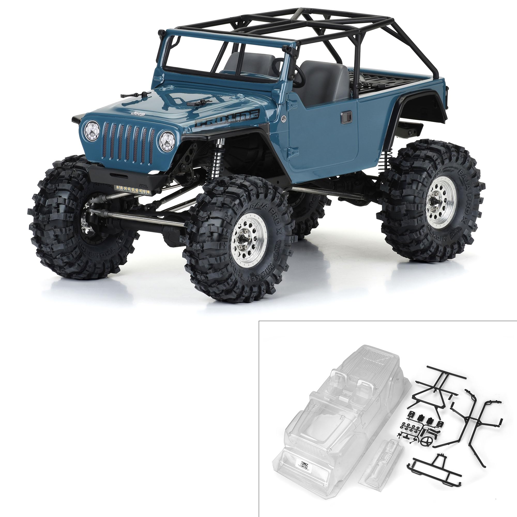 Amazon | Pro-Line Racing 2004 Jeep LJ クリアボディ トレイルケージ