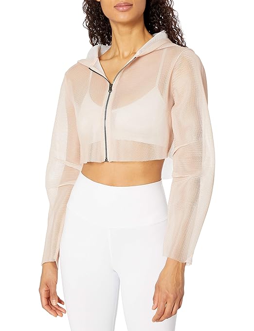 Buy Alo Yoga Women's Mode Jacket, Black White, Large at Amazon.in
