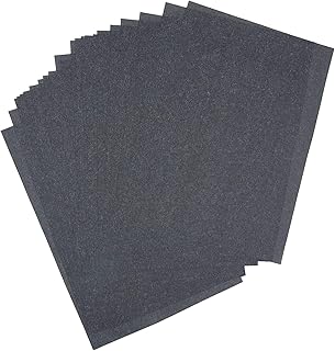 25 Sheets 9" x 13" Graphite Transfer Tracing Carbon Paper, for Drawings and Photos onto Wood, Paper, Canvas