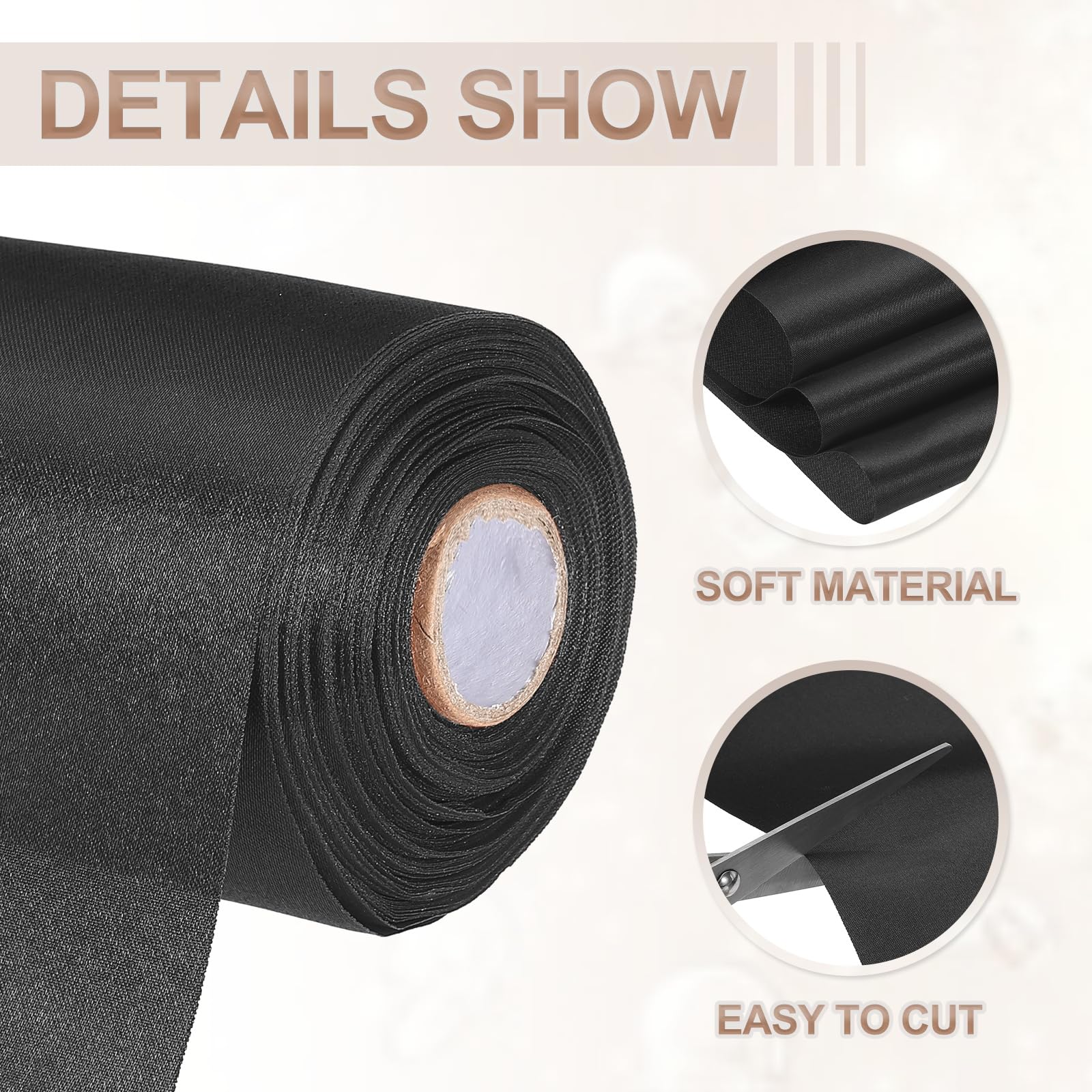 PATIKIL 6 Inches x 22 Yards Satin Ribbon Roll - Image 3