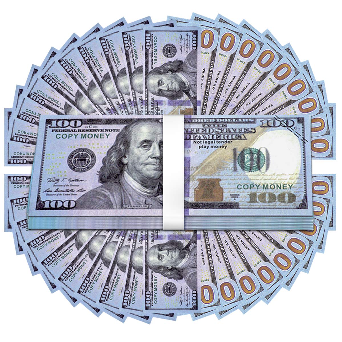 UNKENBO Movie Prop Money 100 Dollar Bills - Realistic Play Money Full ...