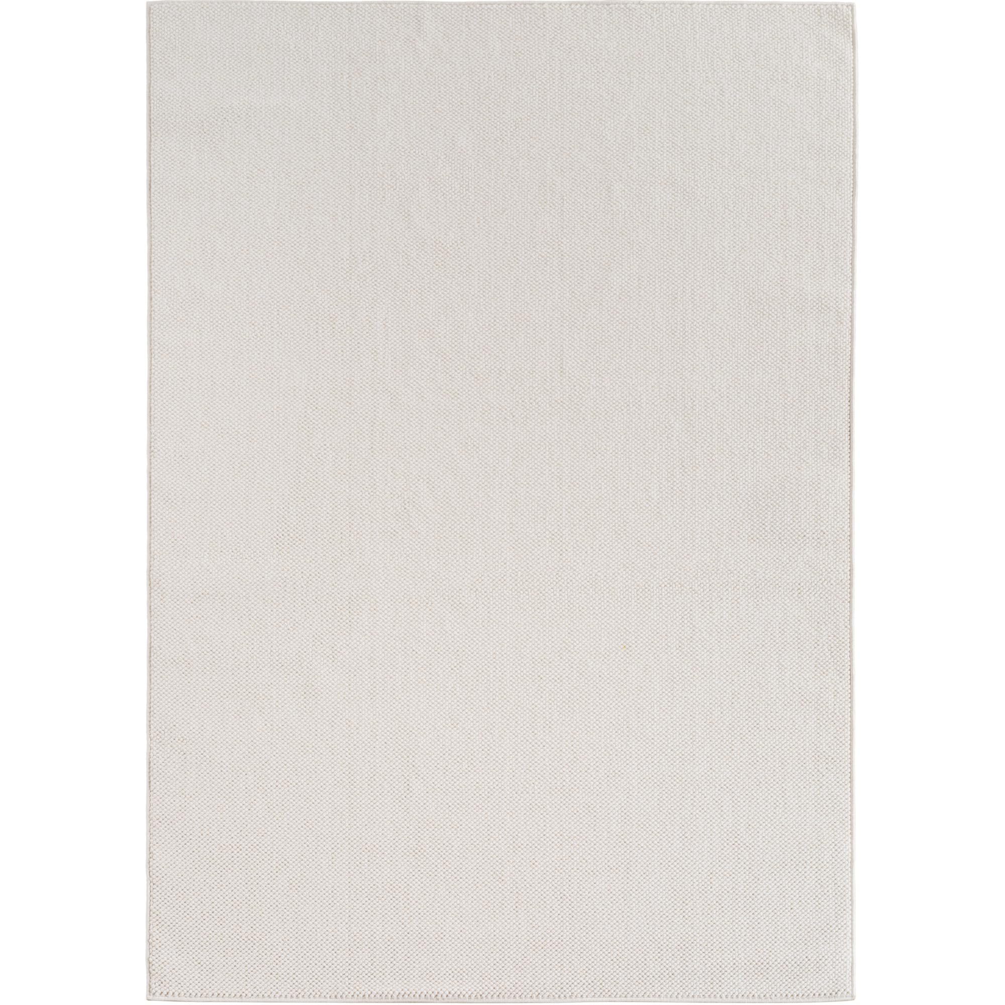 SIMPEX Teppich 160x230 cm Creme Einfarbig Bouclé Schlingenflor Skandi Stil Modern Superweich Robust Pflegeleicht für Wohnzimmer Sofabereich Esszimmer Schlafzimmer Küche