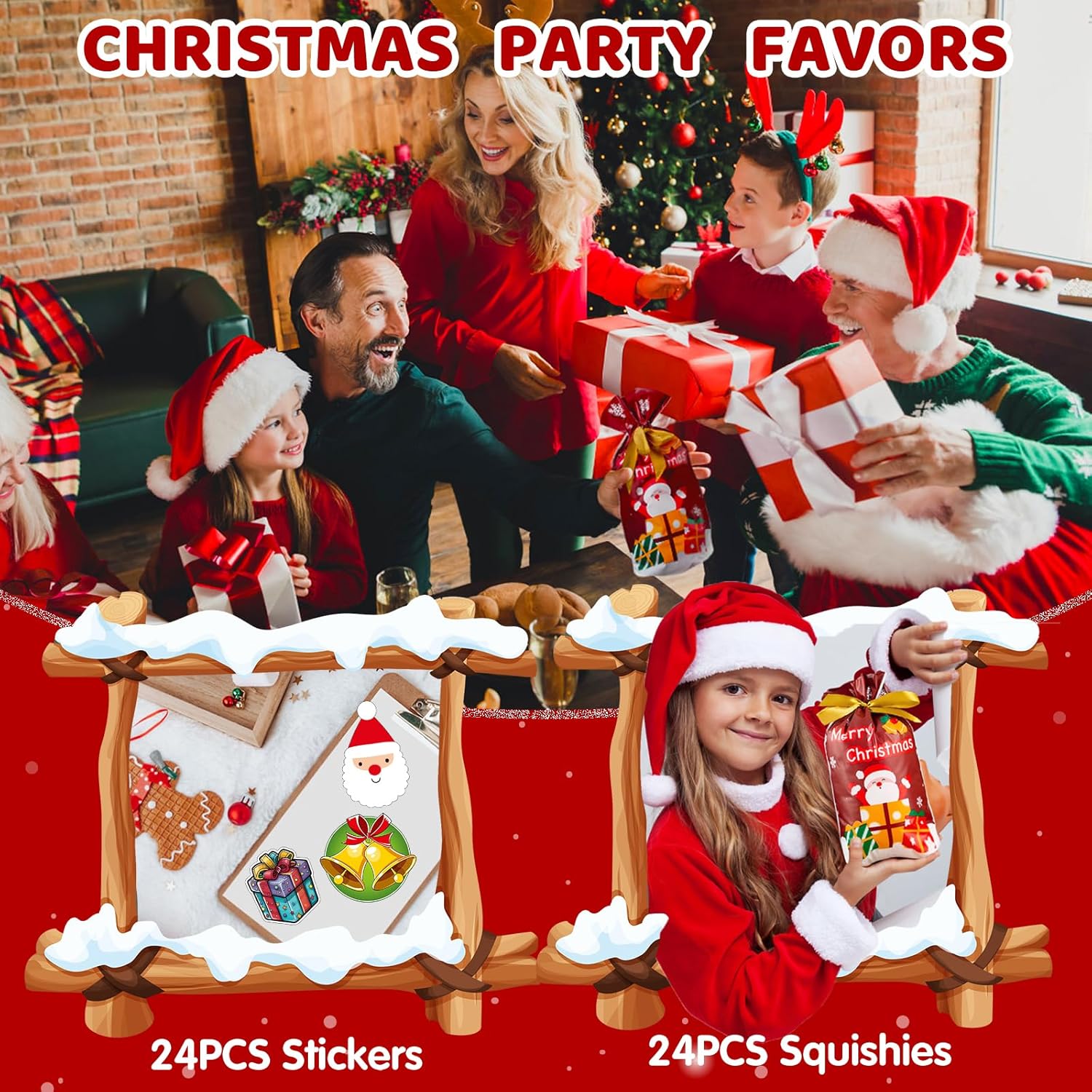 24PCS Mini Mochi Squishy Toys for Party Favors, Kawaii Fidget Toys for Stress Relief, Sensory Toys Desk Pets for Kids, Goodie Bag Stuffers for Kids Birthday