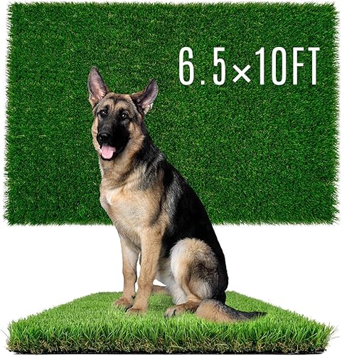 Hierba falsa para orinar en césped artificial para entrenamiento de cachorros, almohadillas para orina de perros, extra grandes para perros, 6.5 x