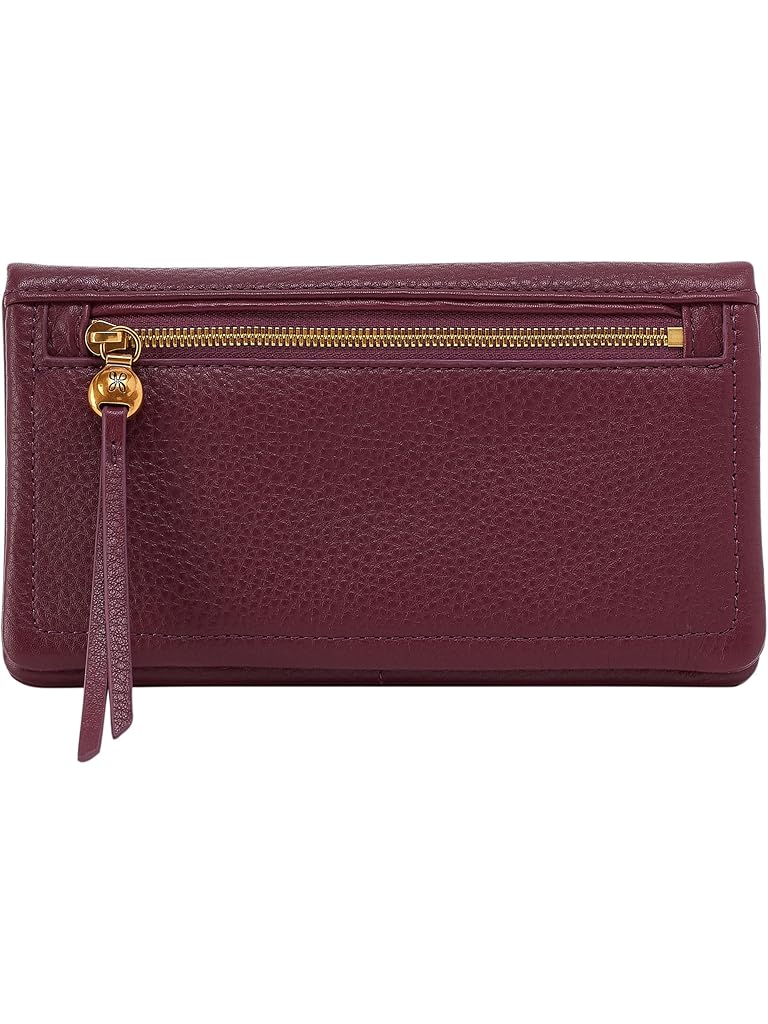 Mahogany HOBO Lumen Continental Wallet