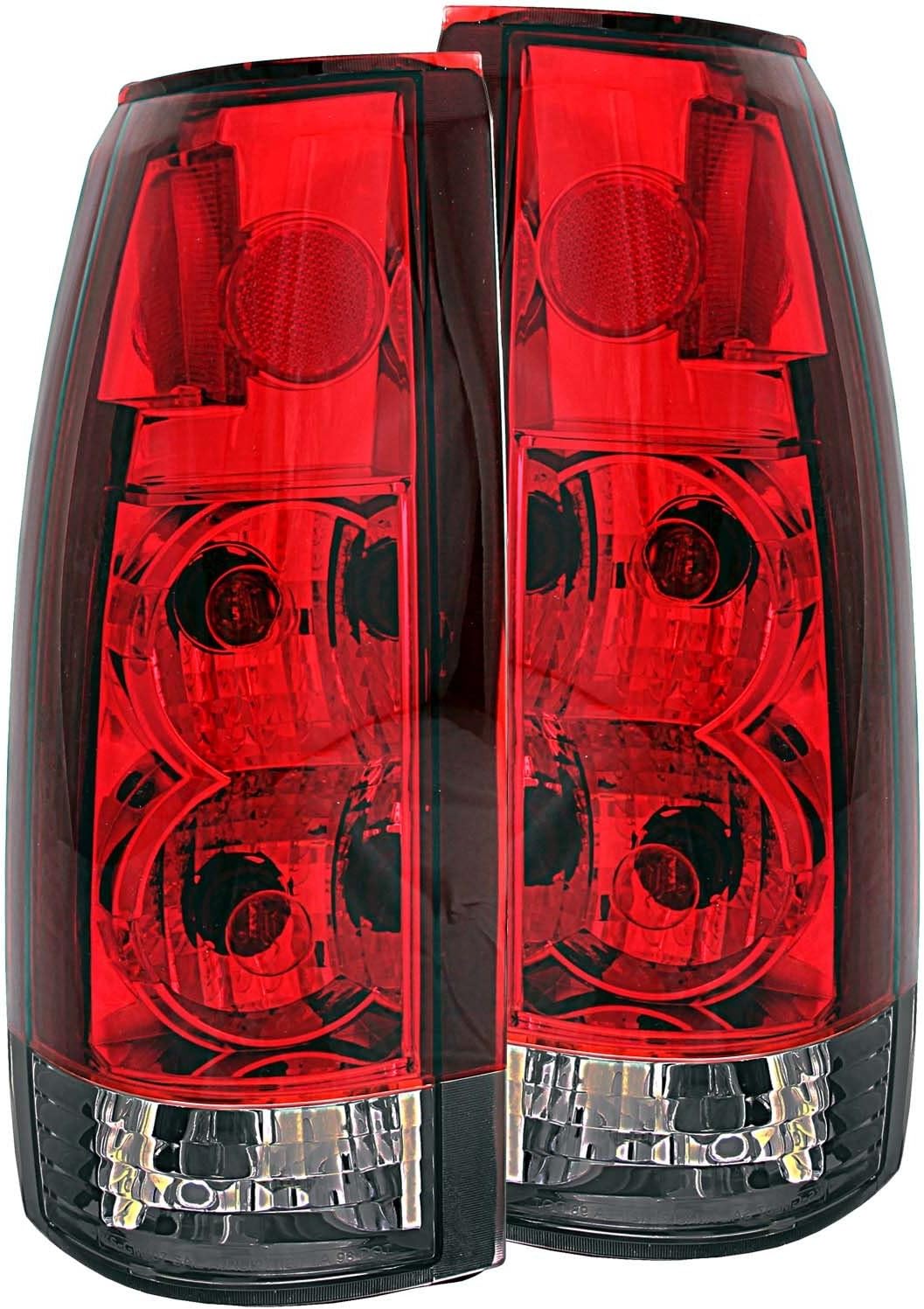AnzoUSA 211157 Red/Smoke G2 Taillight for Chevrolet GM Truck - (Sold in Pairs)