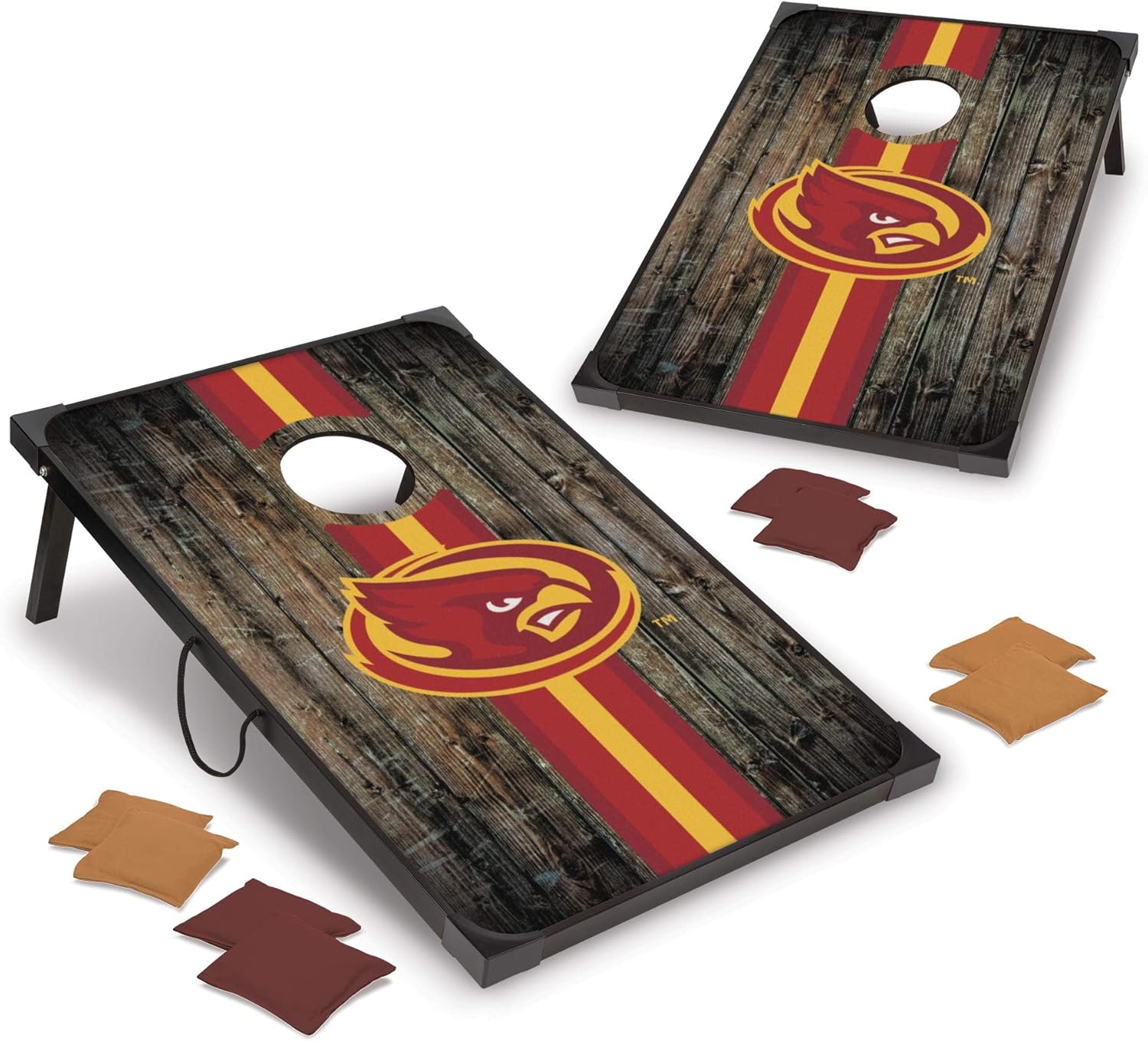 Wild Sports NCAA 2' x 3' MDF Deluxe Cornhole Set - with Corners and Aprons