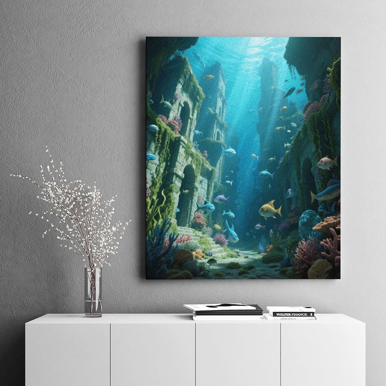 KOAYUBFC Malen-nach-Zahlen-Set für Erwachsene, Anfänger, Erwachsene, Malen-nach-Zahlen-Kits auf Leinwand, Acryl-Ölfarben, Gemälde mit Pinseln als Geschenk, Wanddekoration