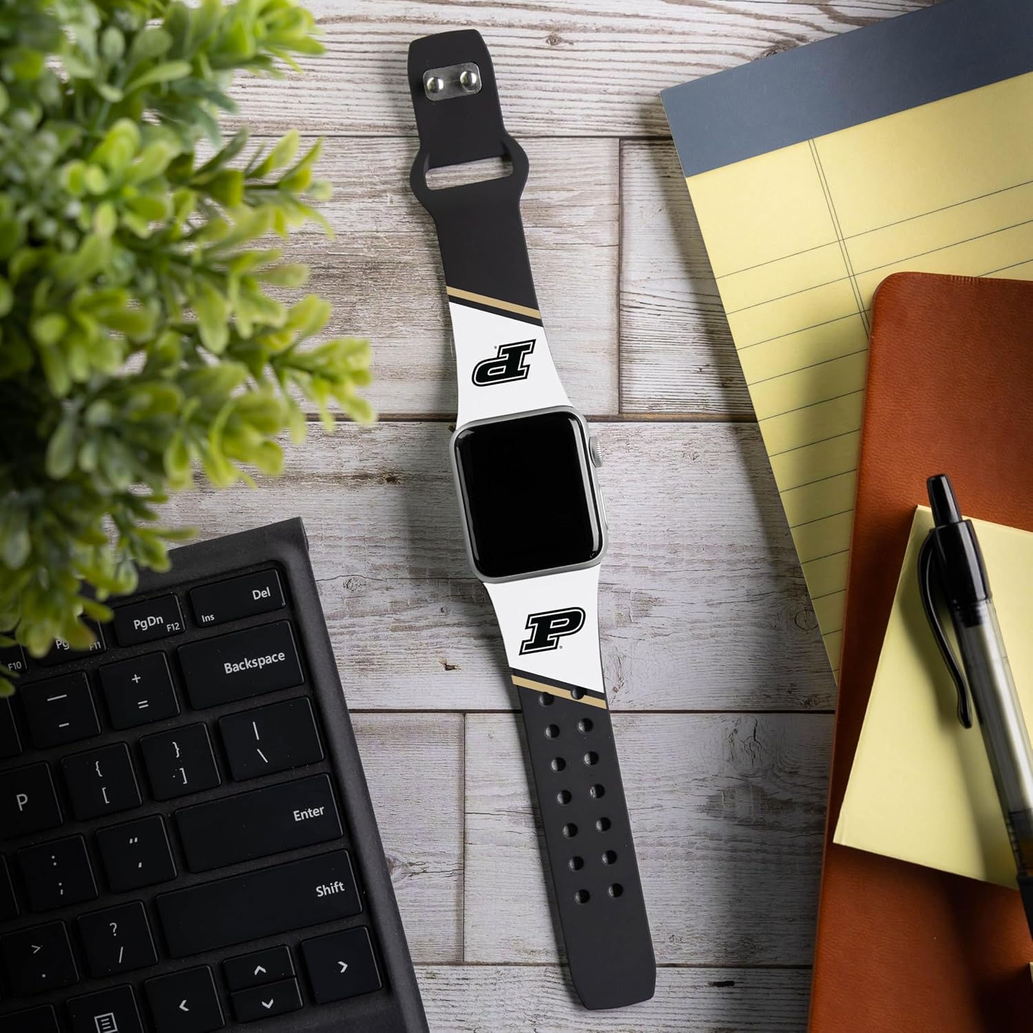 Affinity Bands Purdue Boilermakers HD NCAA Watch Band Compatible with Apple Watch - All Series