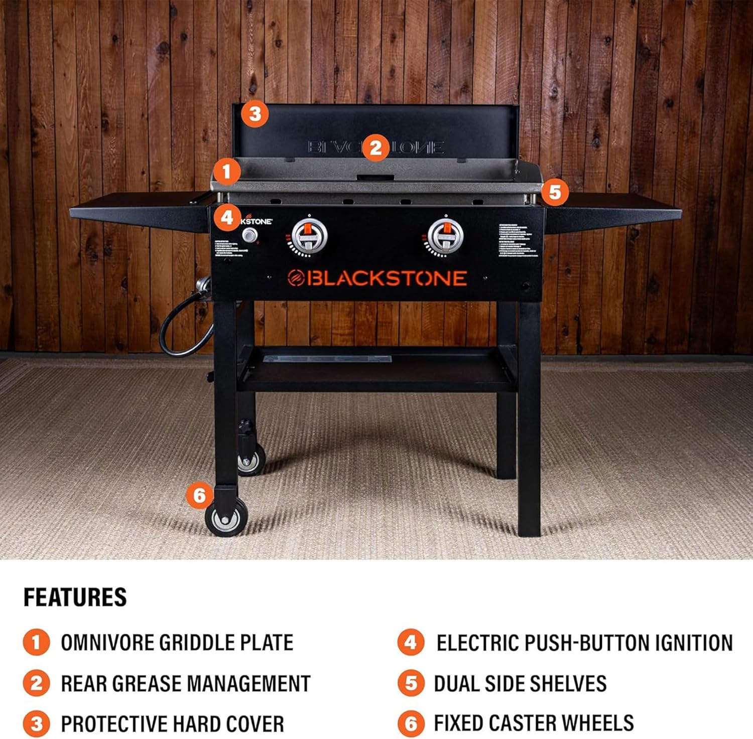 Blackstone Griddle Features Diagram