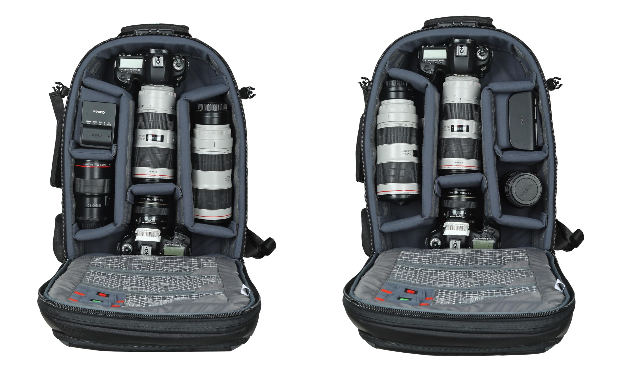 MOBIUS Gen Z DSLR Camera Backpack, Waterproof, 900D PU Coated Polyester, 40L, Expandable Gimbal Compartment, Fits 2 Camera Bodies, 5-6 Lenses, 16 Inch Laptop, Tripod Holder, Number Lock, Unisex 1