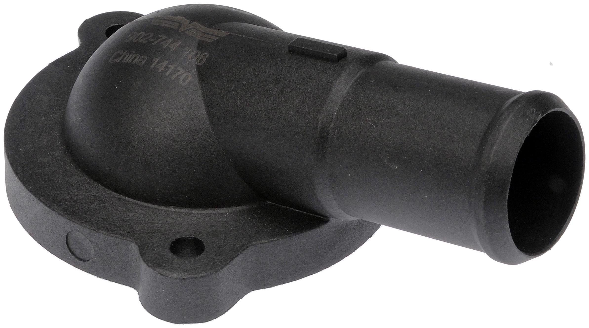 Dorman 902-744 Engine Coolant Thermostat Housing Compatible with Select Ford Models - Engine Coolant Thermostat Housing - Thermostat Housing - Engine Coolant Thermostat Housing - Water Outlet - Coolant Outlet - Coolant Bleeder - This replacement engine coolant thermostat housing is engineered to match the fit and durability of the stock thermostat housing on specified vehicles. It is designed to withstand extreme temperature changes to extend service life. - Ford Fiesta 2009-01, Ford Fiesta Ikon 2007-02, Ford Ikon 2007-03, Ford Ka 2008-01