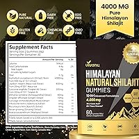 Vista 8 de VivoNu Shilajit for Men & Women Gummies 4000mg High Potency 10-in-1 Formula with Pure Himalayan Shilajit, Ashwagandha, and 75% Fulvic Acid