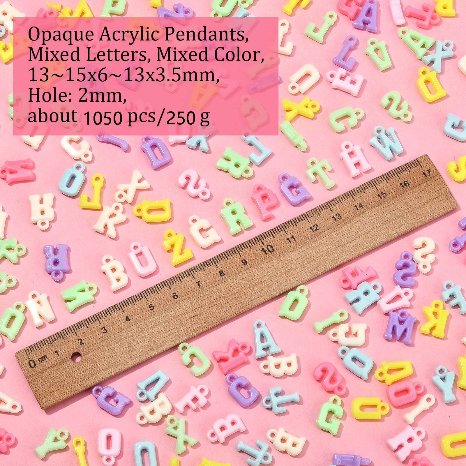 Cheriswelry Lot De 200 Breloques En Acrylique Doré Blanc Avec Lettres De L'alphabet Pour Fabrication De Bijoux Et Bracelets