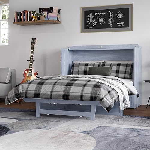 AFI Northfield Murphy - Cómoda de cama matrimonial madera flotante