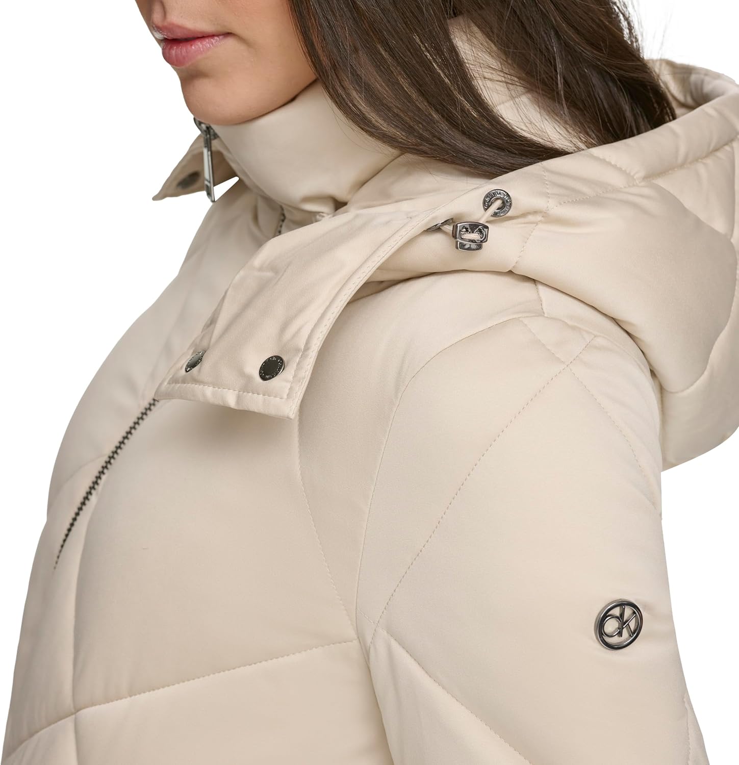 Calvin Klein Womens Quilted Puffer Jacket