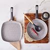 Karaca 153.03.08.0354 Gris Bio Granite Grill Pan, Medium