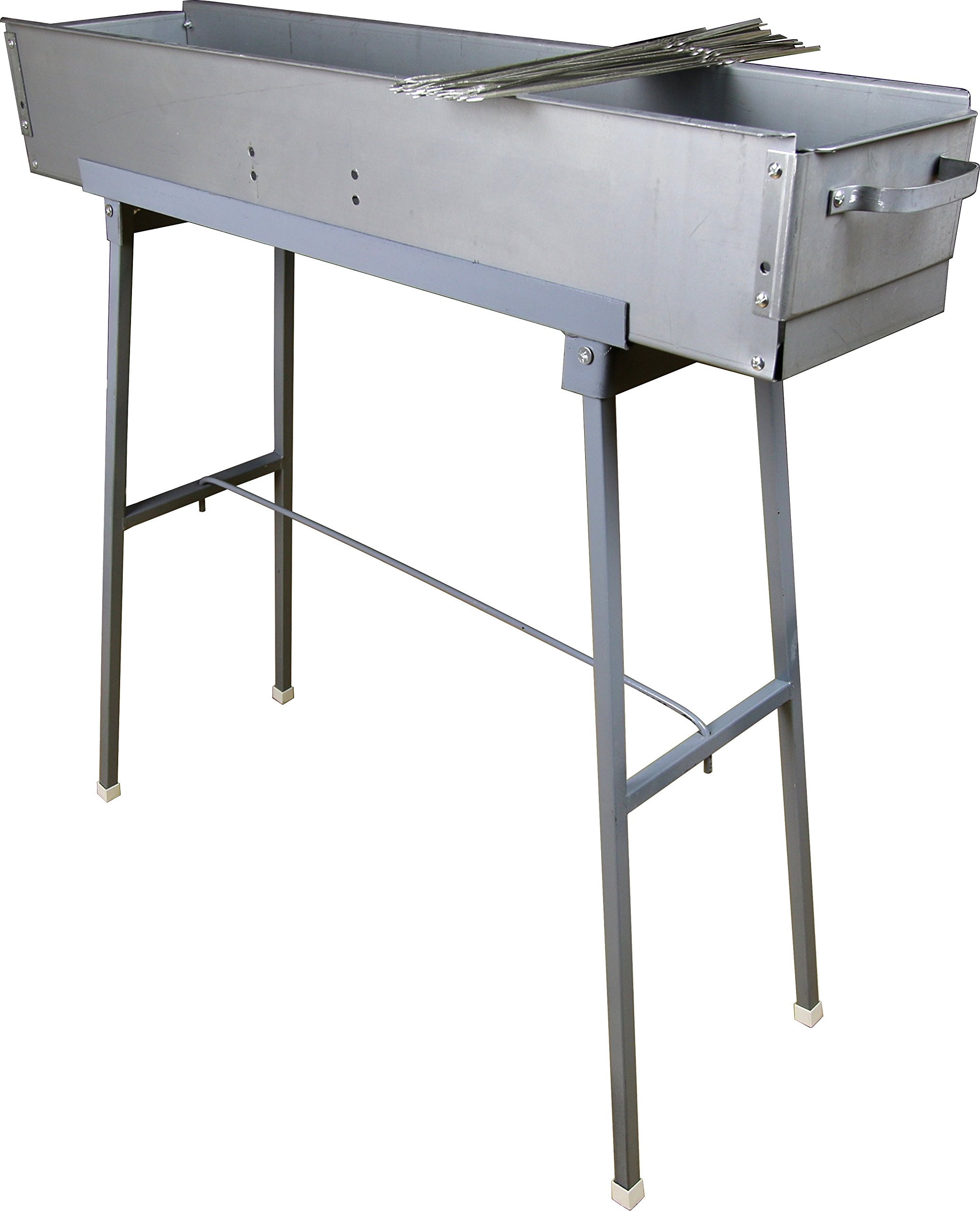 32 inch Kebab Grill with Folding Stand and 50 Skewers Set