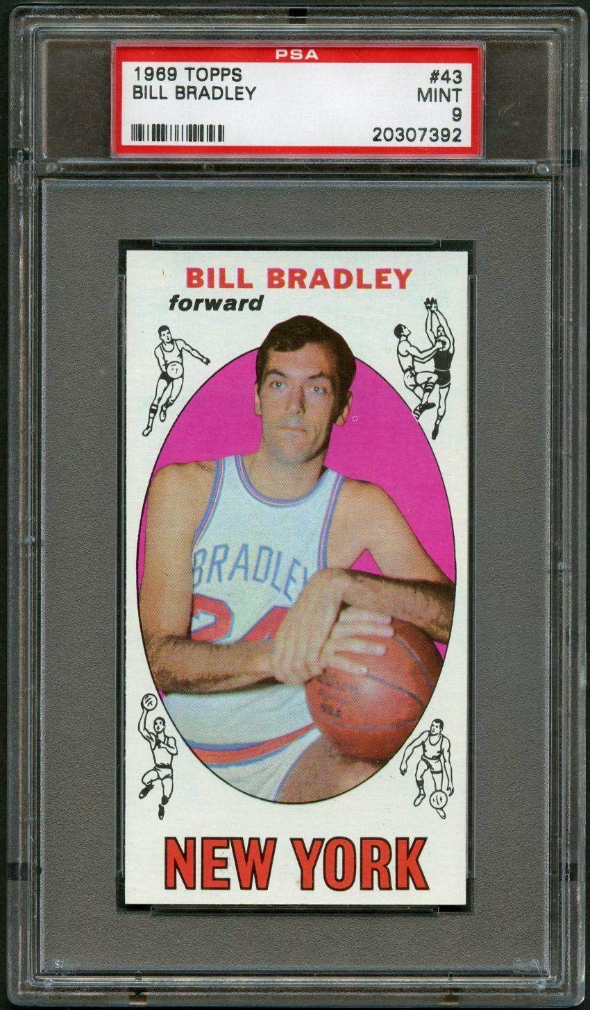 Amazon.com: 1969 Topps 43 Bill Bradley New York PSA 9 20307392 - Basketball  Slabbed Vintage Cards : Collectibles & Fine Art