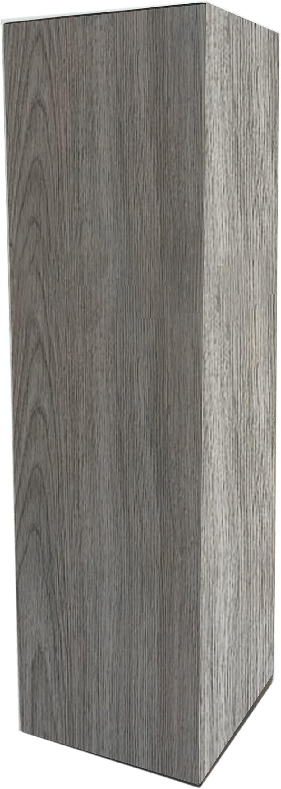 roro 14 in Handcrafted Distressed Graywash Minimalist Block Wood Vase
