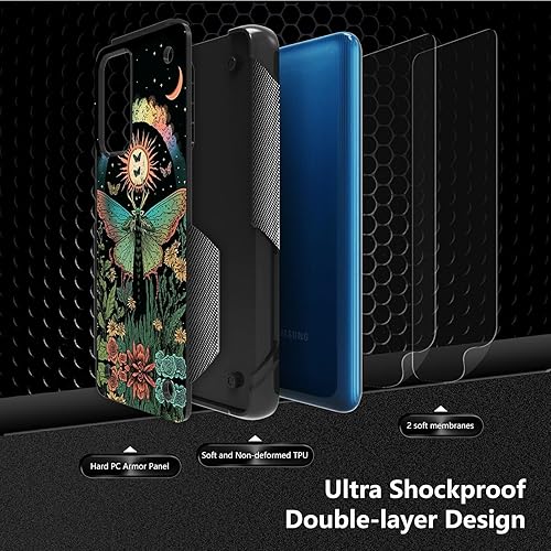 Miniatura 72 de Funda para Samsung Galaxy A23 Galaxy A13 4G/5G, Galaxy A04, Galaxy A04S, Galaxy A32 5G, con 2 protectores de pantalla, funda protectora híbrida