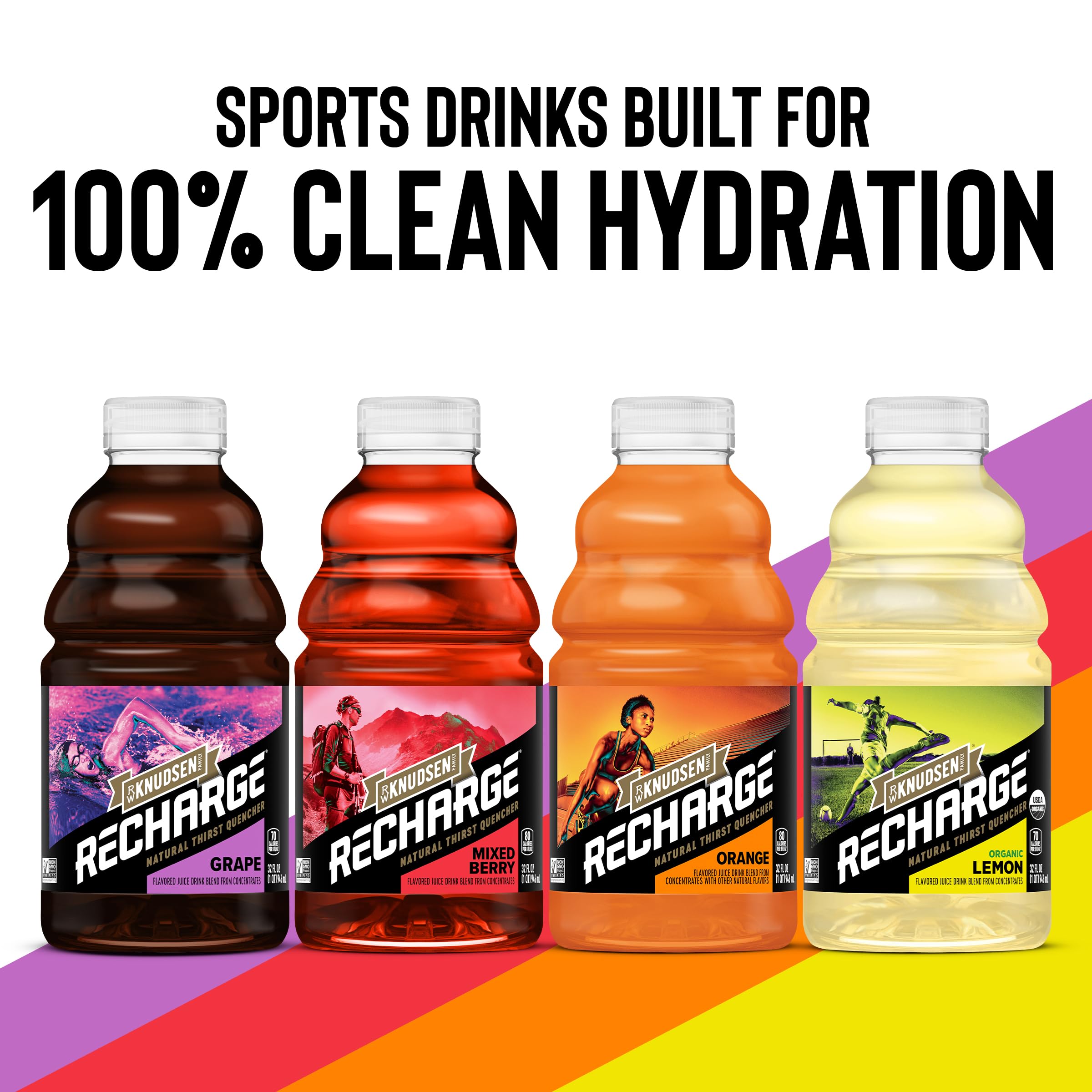 Amazon.com : R.W. Knudsen Recharge Orange Sports Drink with