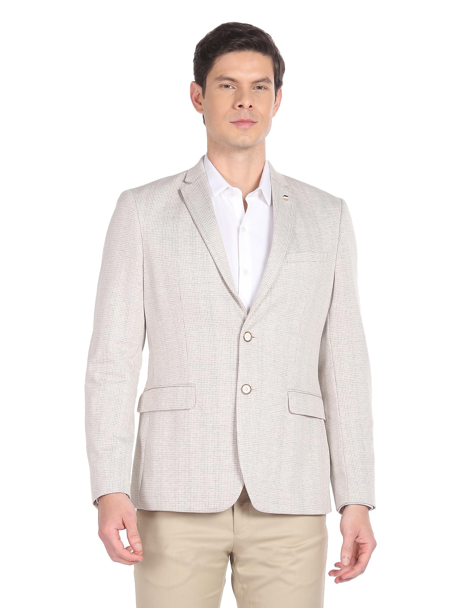 arrow Men's Single Breasted Slim Blazer-picture-17