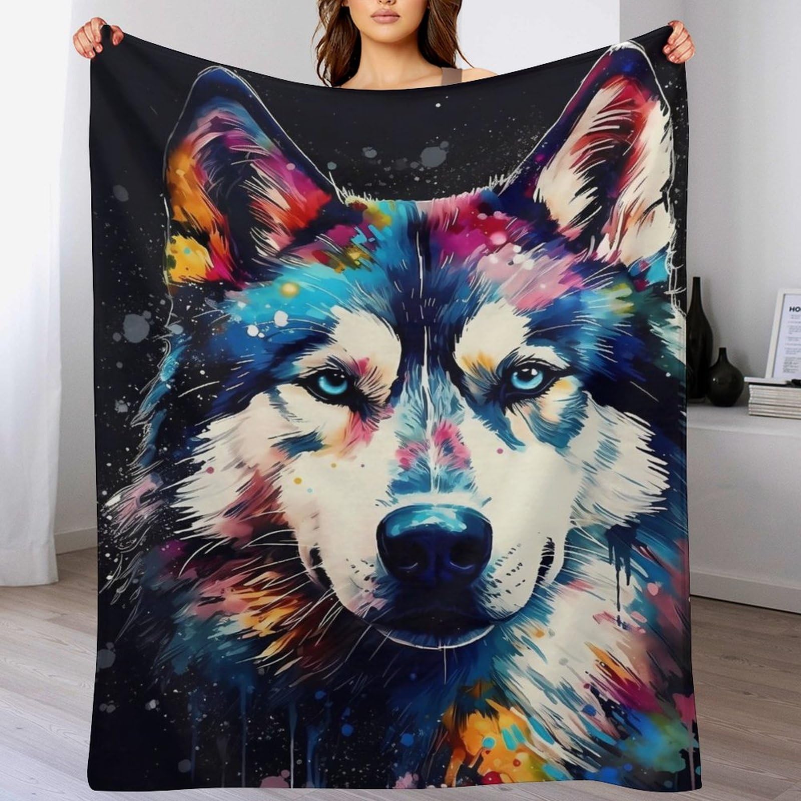 Couvertures en loup couverture super douce et moelleuse voyage