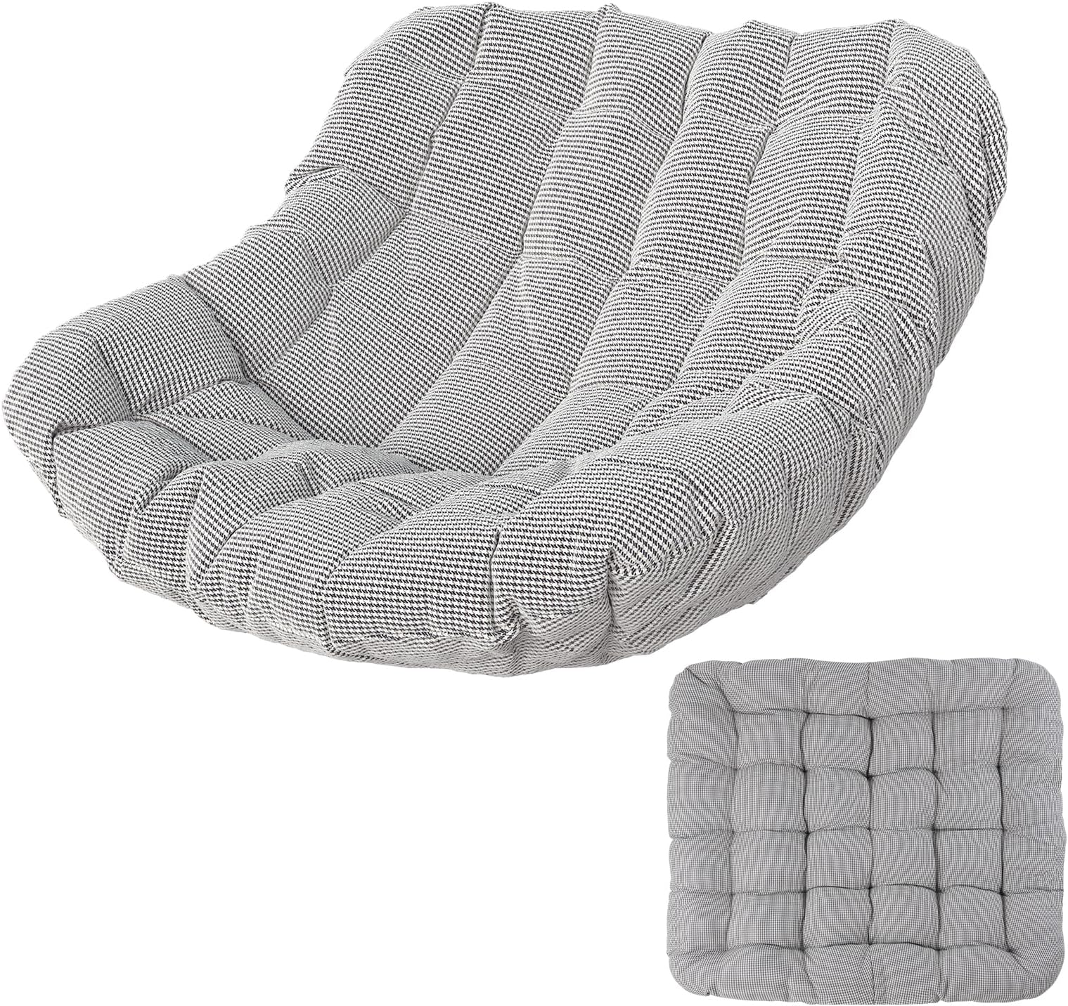 Grand patio Outdoor Rocking Chair Cushion, 7.9inch Thick, Egg Chair Cushion Replacement, Waterproof Cushion for Outdoor, 1 PCS