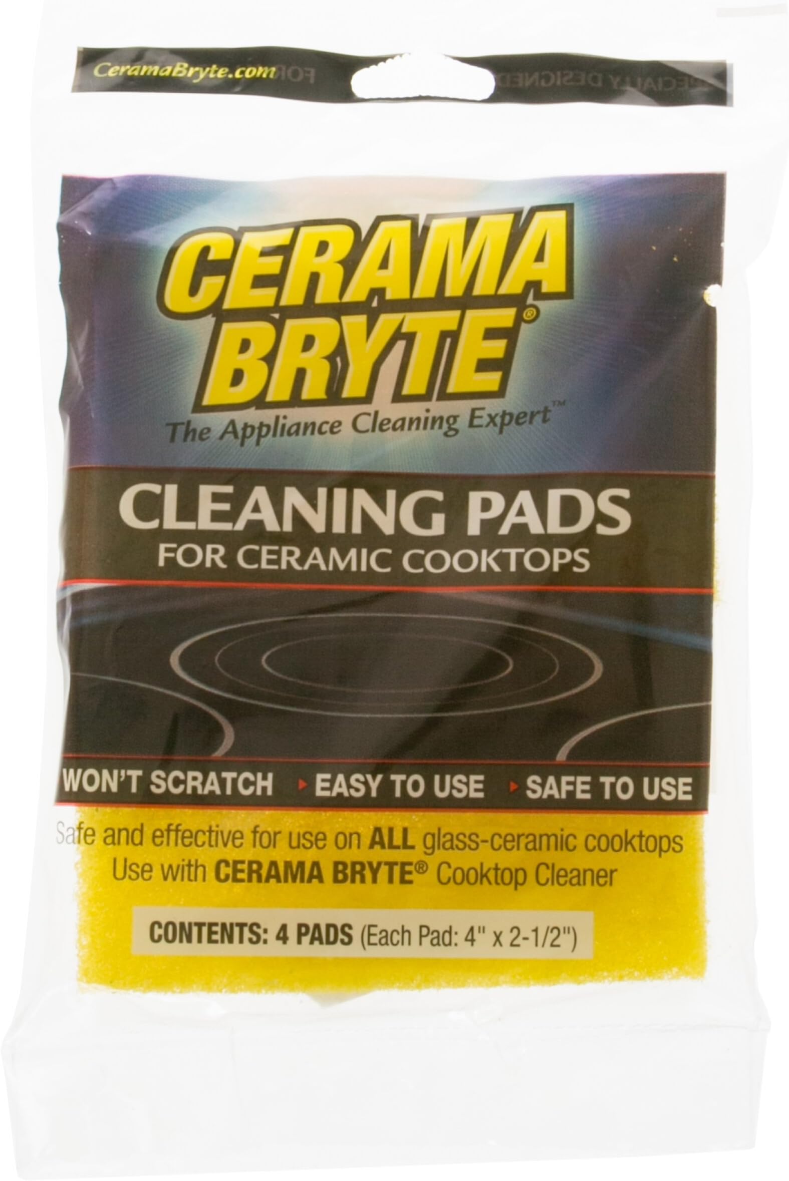 Cleaning Pads, Package of 4
