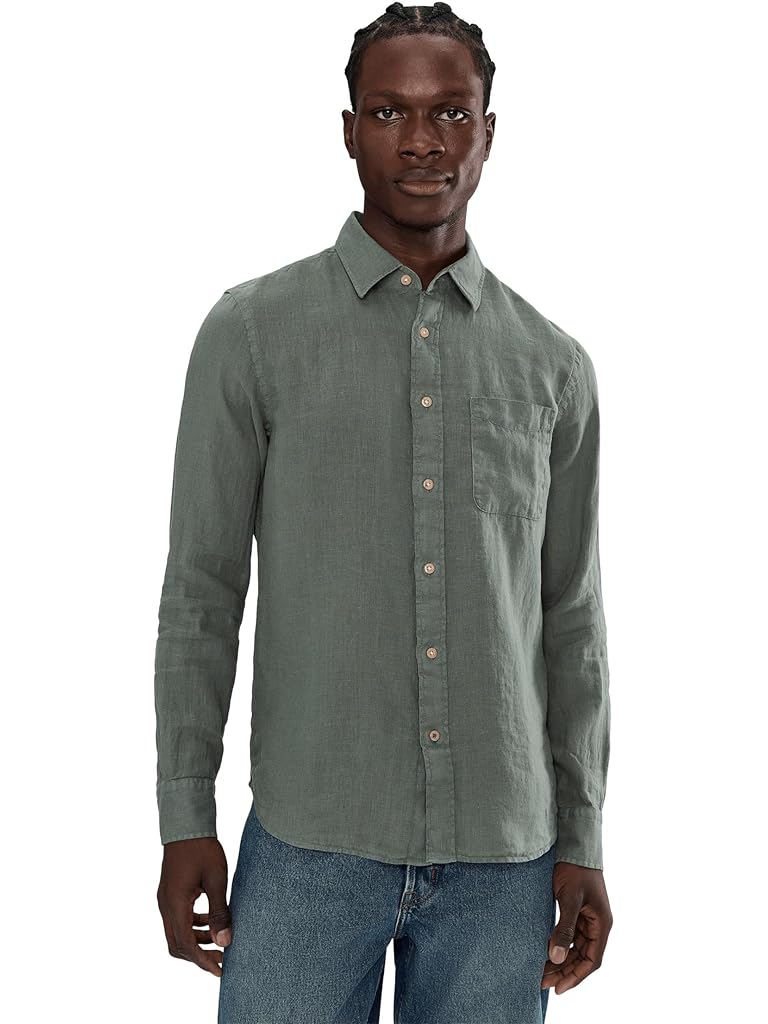 Gray Faherty Laguna Linen Shirt