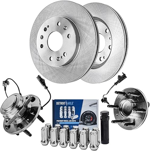 Miniatura 42 de Detroit Axle - Kit de freno delantero para Chevrolet Aveo Aveo5 Spark Spark EV Pontiac Wave Wave5 G3 Suzuki Swift+ Rotores de freno de disco de