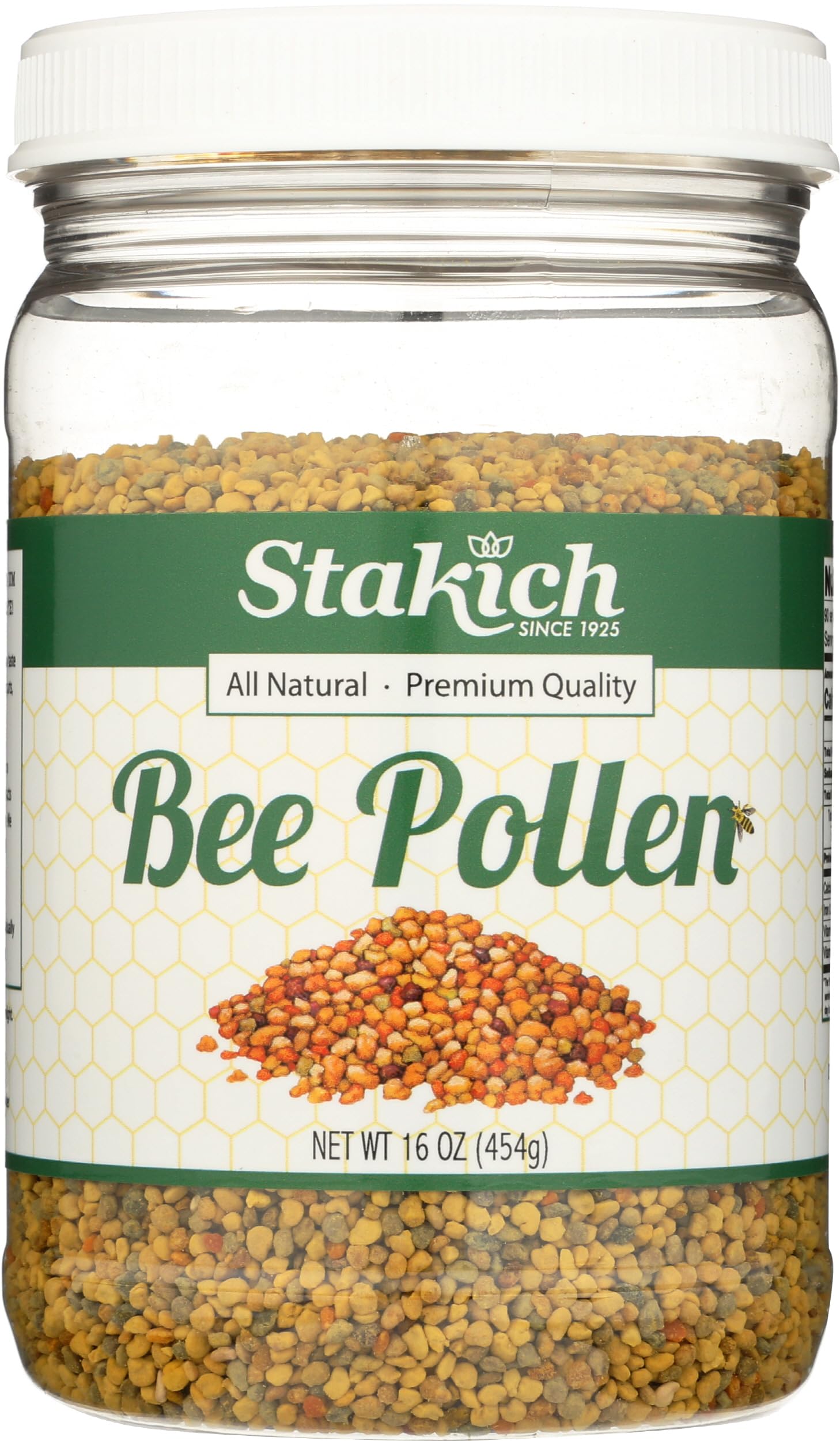 Stakich Bee Pollen Granules - Raw, Natural, Gluten Free - 1 lb — Amazon image 4