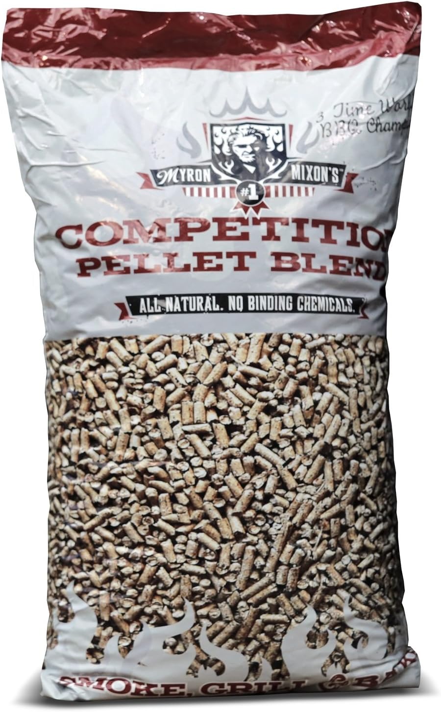 Myron Mixon MoJack 47201 20# Competition Blend Wood Grilling/Smoking/BBQ Cooking Pellets