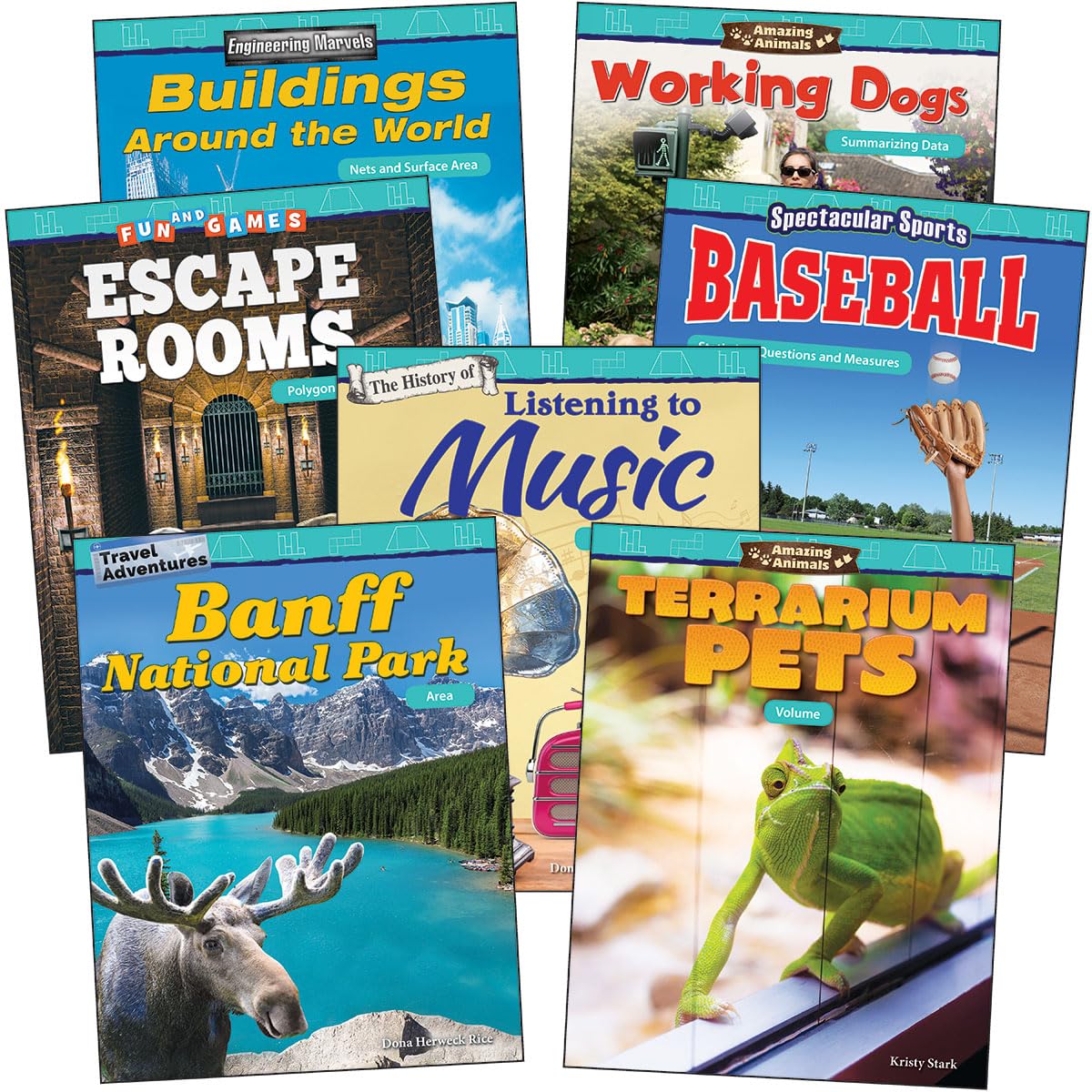 Measurement & Data Grade 6: 7-Book Set (Mathematics in the Real World)