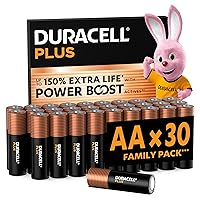 DURACELL Batterie Plus AA (Confezione da 30)