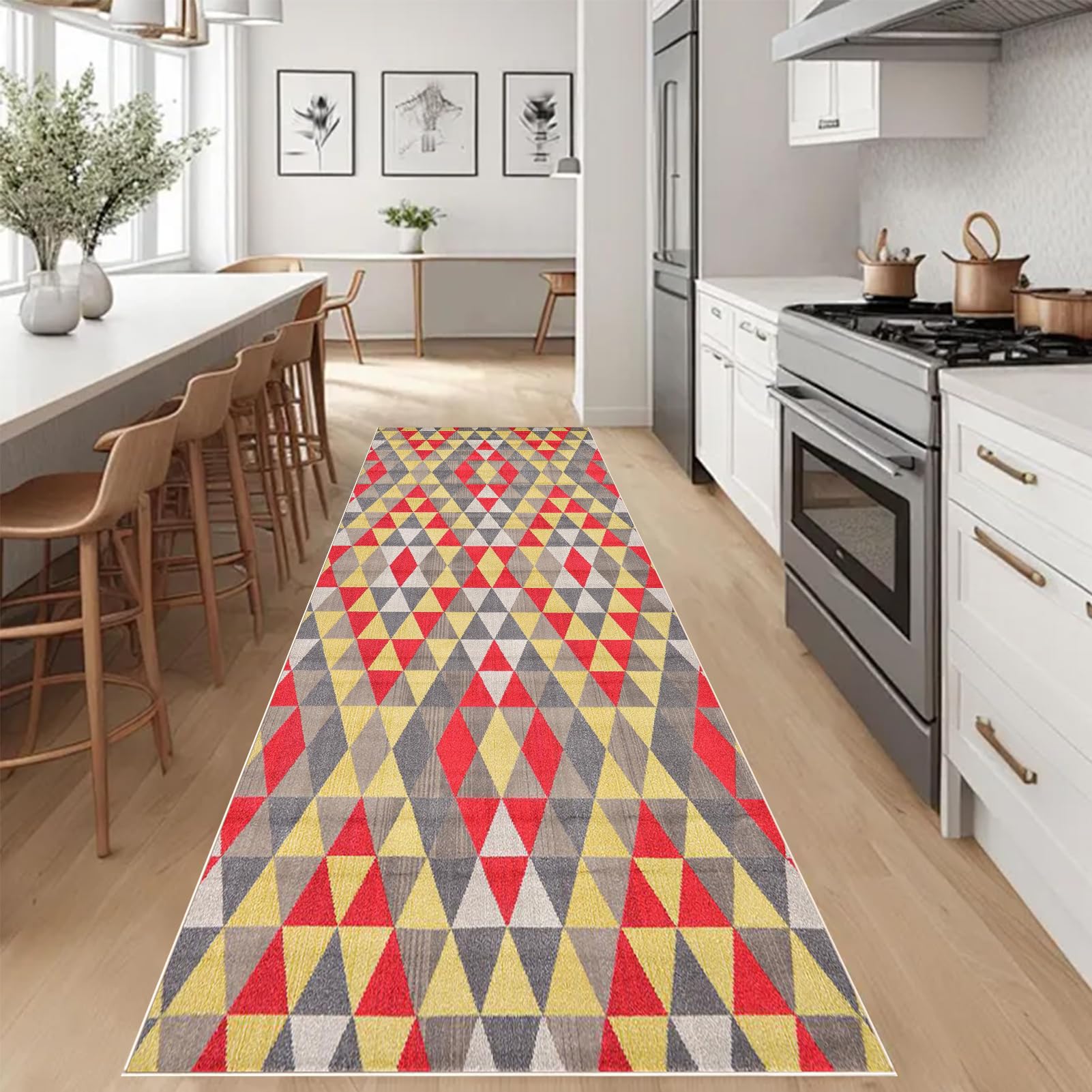 Dywan Chodnik Kuchenny Antypoślizgowy Dywan Korytarz Dywan Runner Chodnik Dywan Wejście Długi Korytarz Dywan Dywan Do Salonu Sypialnia Wejście Wnętrze 60 x 150 cm