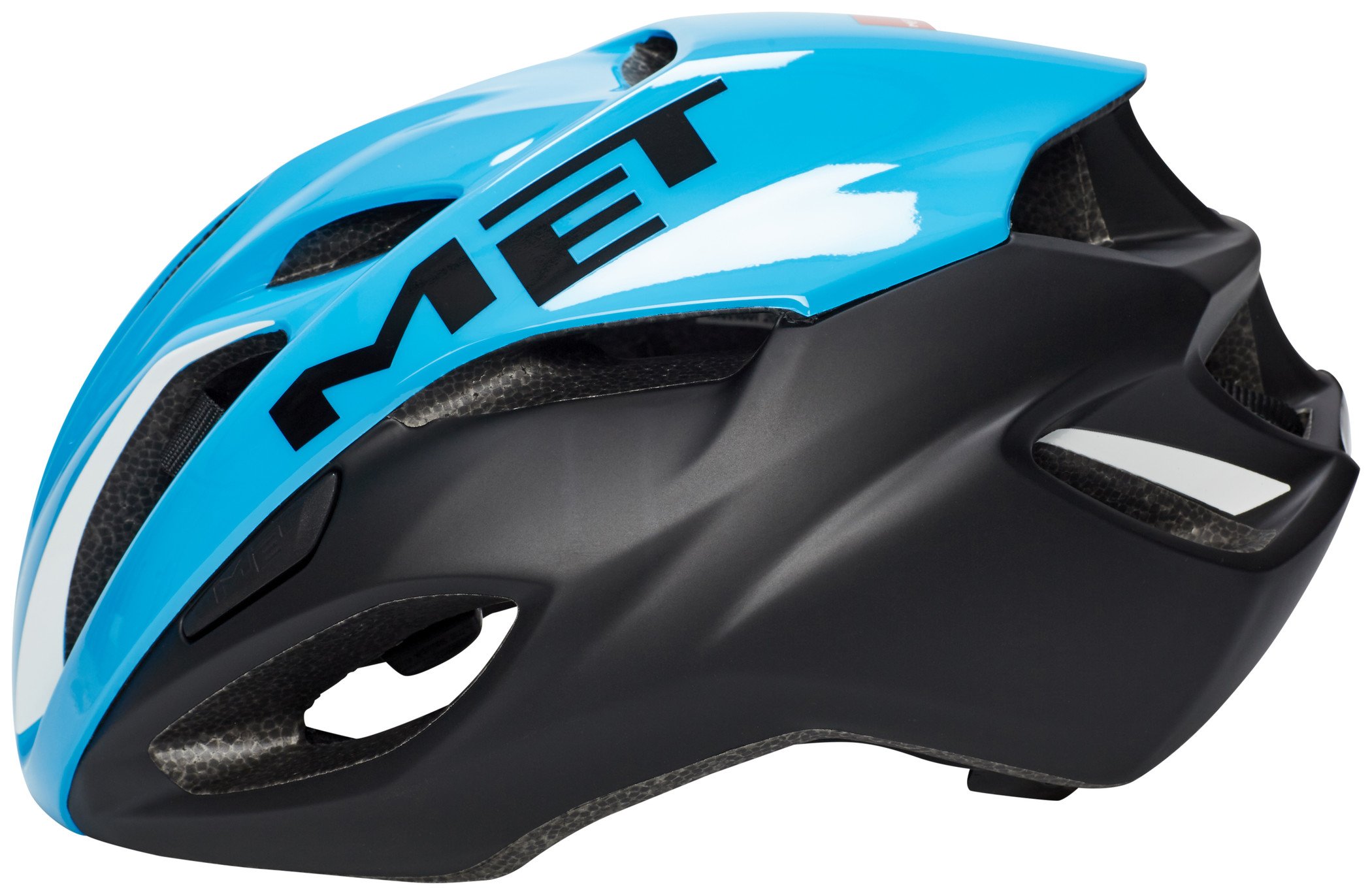 Kask MET RIVALE niebieski/czarny